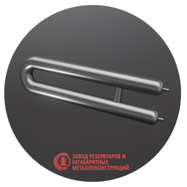 Регистры отопления двухрядные РЗЭ-2x219x5.0-5000 мм