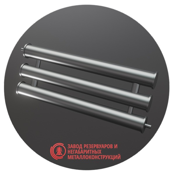 Регистры отопления трехрядные РСП-3x133x4.0-5000 мм