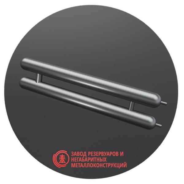 Регистры отопления двухрядные РСЭ-2x108x3.0-7000 мм